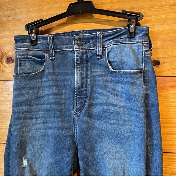 Abercrombie & Fitch Simone High Rise Super Skinny Distressed Jeans 26 - Picture 3 of 10